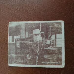 1950 Topps Hopalong Cassidy Borrowed Trouble Card #45 Major Crease Episode 22
